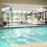 Courtyard indoor pool