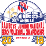 AAU Beach Volleyball Logo – Boys Jr Nat Champs 2018