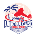 AAU Beach Volleyball Logo – National Classic 2018