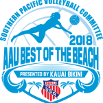 AAU Beach Volleyball Logo – South Pacific Best of Beach 2018