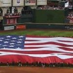 Sports in America American Flag in Stadium Banner-3