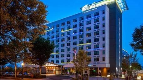 Aloft Hotel is 1 mile from TBT Venue